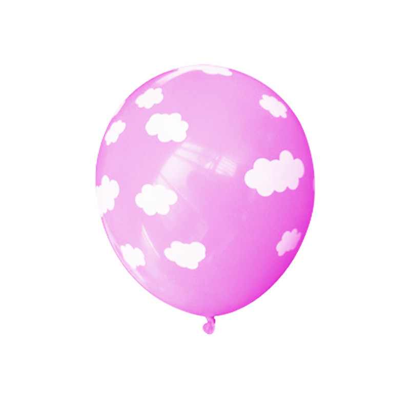 12 hüvelykes 2,8g Blue Sky felhőnyomtatás Latex léggömb születésnapi parti esküvői dekoráció 10db
