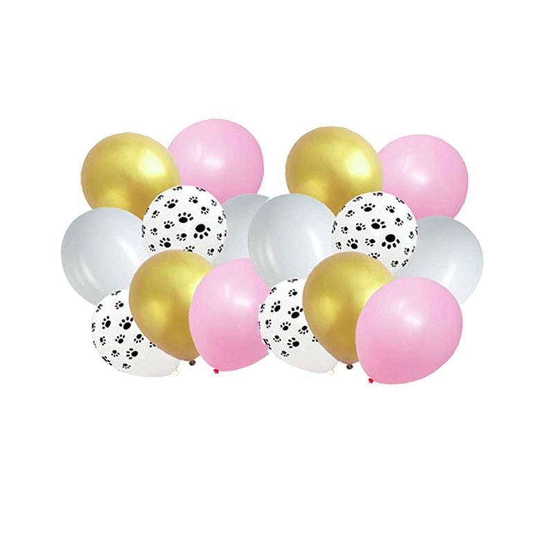 40 vnt šunų pėdsakų latekso balionų paketas šunų balionų naminių gyvūnėlių gimtadienio dekoravimo balionas