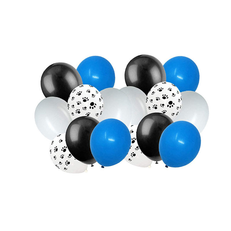40 vnt šunų pėdsakų latekso balionų paketas šunų balionų naminių gyvūnėlių gimtadienio dekoravimo balionas