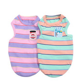 Nauji maži šunų katės marškinėliai, meškiukų dizaino naminių šuniukų marškinėliai, pavasario/vasaros drabužiai