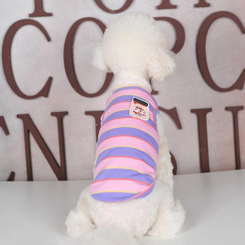 Νέο μικρό μπλουζάκι με φόρεμα για σκύλους γάτα με σχέδιο αρκουδάκια μπλουζάκι για κουτάβι για κατοικίδια Ανοιξιάτικα/Καλοκαίρια ρούχα