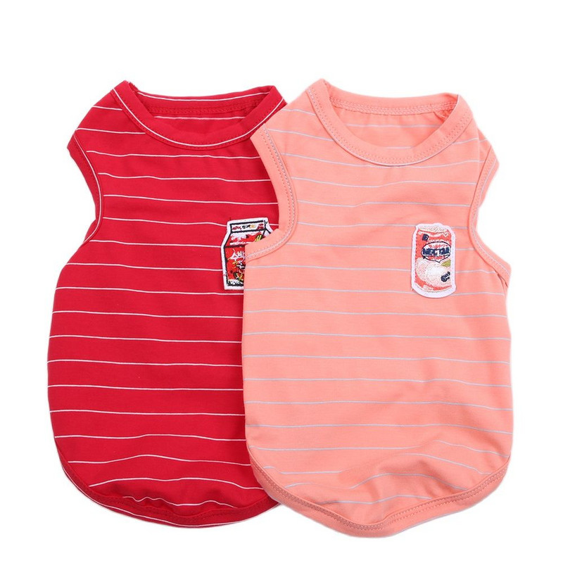 Nauji maži šunų katės marškinėliai, meškiukų dizaino naminių šuniukų marškinėliai, pavasario/vasaros drabužiai