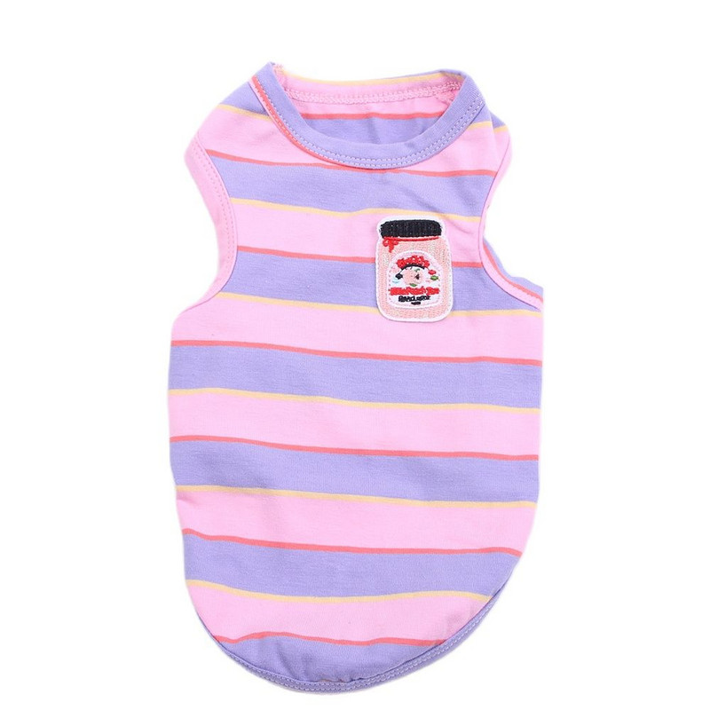 Nauji maži šunų katės marškinėliai, meškiukų dizaino naminių šuniukų marškinėliai, pavasario/vasaros drabužiai