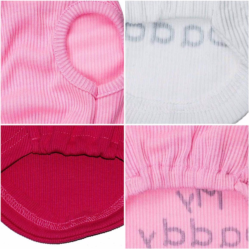 Vasaras mājdzīvnieku suns apģērbs Veste Kucēns Kaķi Mētelis Apģērbs T-krekls Mascotas Veste ES MĪLU SAVU TĒTI ES MĪLU SAVU MAMMU Cachorro