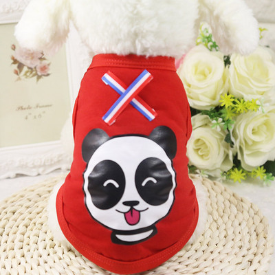 2018 m. naujiena pavasario vasaros diržo šunų liemenė Meškiuko medvilniniai šunų drabužiai šuniukų marškinėliai mažų šunų mados dizainui