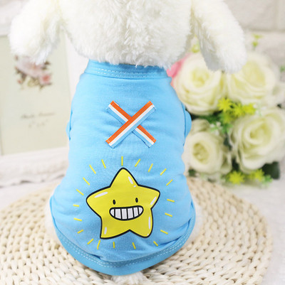 2018 m. naujiena pavasario vasaros diržo šunų liemenė Meškiuko medvilniniai šunų drabužiai šuniukų marškinėliai mažų šunų mados dizainui