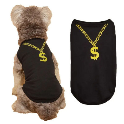 Kutya Sport mez Kisállatruhák Nyári Kiskutya Kisállat Ruhák Kölyök Pólók Nyári Kisállat Macska Ingek Nyaklánc Nyaklánc Teddy Vest