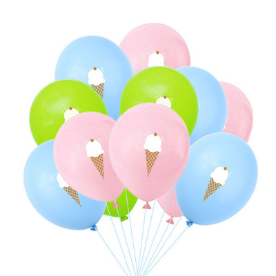 20 vnt 12 colių vasariniai ledų akiniai su lapais latekso balionas Havajų teminiai vakarėlio dekoravimo balionai