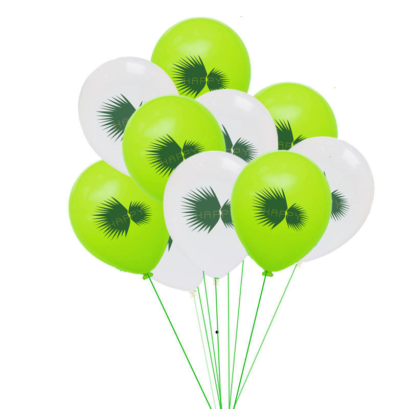 20 vnt 12 colių vasariniai ledų akiniai su lapais latekso balionas Havajų teminiai vakarėlio dekoravimo balionai