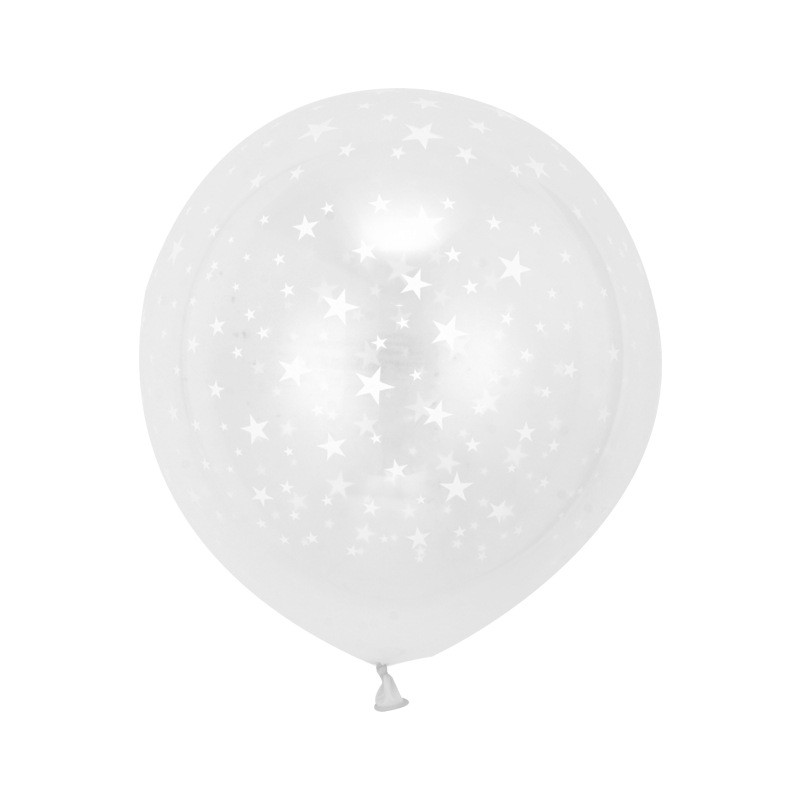 30 db 12 hüvelykes gypsophila latex ballon nyomtatás ötágú csillag arany pöttyös latex léggömb elrendezés hangulat újév