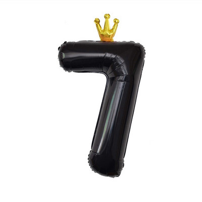 Decoratiune cu balon cu heliu pentru petrecerea de 1 aniversare a bebelușilor, cu numărul 1, coroană, cu balon din folie pentru pisici, pentru aniversare