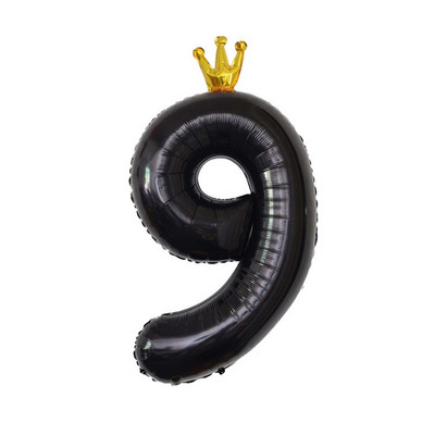 Decoratiune cu balon cu heliu pentru petrecerea de 1 aniversare a bebelușilor, cu numărul 1, coroană, cu balon din folie pentru pisici, pentru aniversare