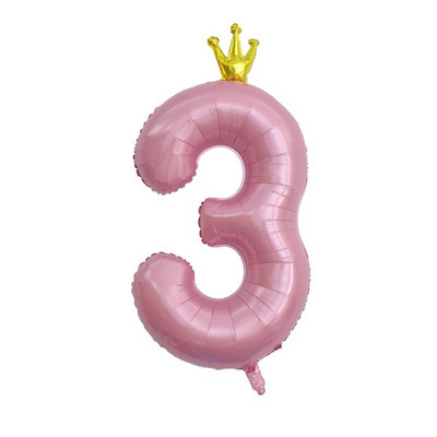 Decoratiune cu balon cu heliu pentru petrecerea de 1 aniversare a bebelușilor, cu numărul 1, coroană, cu balon din folie pentru pisici, pentru aniversare
