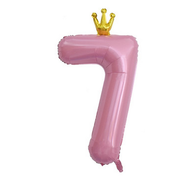 Decoratiune cu balon cu heliu pentru petrecerea de 1 aniversare a bebelușilor, cu numărul 1, coroană, cu balon din folie pentru pisici, pentru aniversare