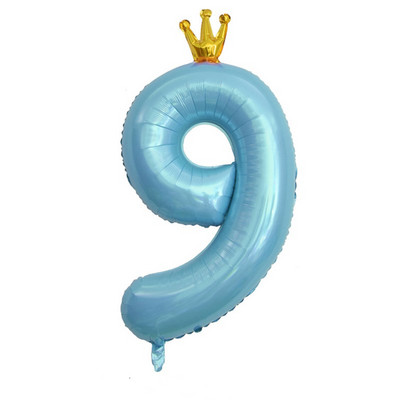 Decoratiune cu balon cu heliu pentru petrecerea de 1 aniversare a bebelușilor, cu numărul 1, coroană, cu balon din folie pentru pisici, pentru aniversare