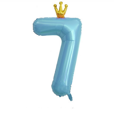 Decoratiune cu balon cu heliu pentru petrecerea de 1 aniversare a bebelușilor, cu numărul 1, coroană, cu balon din folie pentru pisici, pentru aniversare