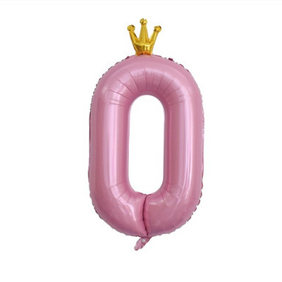 Decoratiune cu balon cu heliu pentru petrecerea de 1 aniversare a bebelușilor, cu numărul 1, coroană, cu balon din folie pentru pisici, pentru aniversare