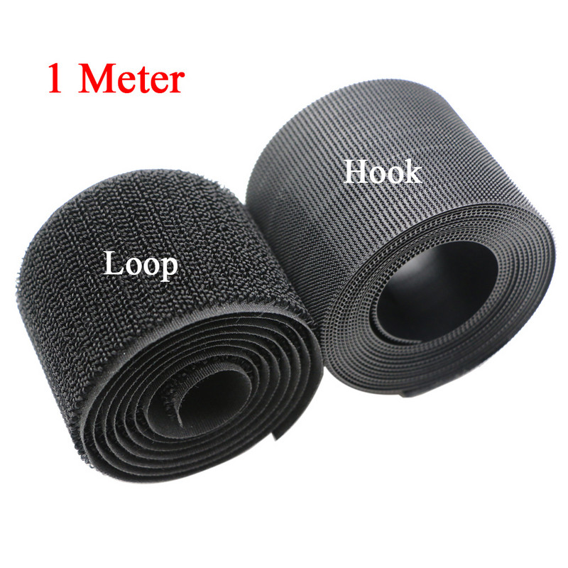 1 meeter 16/20/25/30/50/100 mm tugeva kleepuva konksu ja silmusega kinnituslindi riba nailonist kleebisega võluteip isetegemiseks ilma liimita