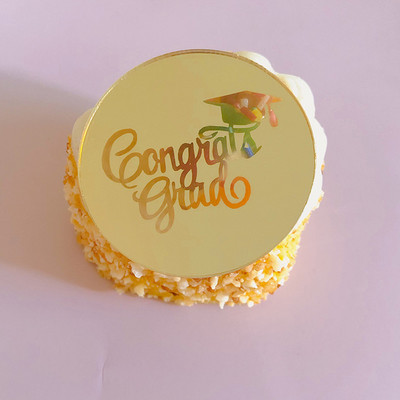 Új, 2023-as osztály, Gratulálunk Grad tortafestő akril, You Did It Tortafeltöltő ballagásokhoz Főiskolai Ünnepelj buli tortadíszek