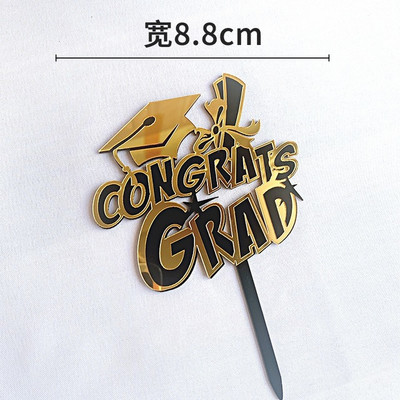 Új, 2023-as osztály, Gratulálunk Grad tortafestő akril, You Did It Tortafeltöltő ballagásokhoz Főiskolai Ünnepelj buli tortadíszek