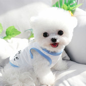 Naminių gyvūnėlių buteliuko liemenė Vasariniai šunų rūbai Ploni Stilius Teddy Megztinis Šaunūs marškinėliai Mažas Šuns Namai Drabužiai be rankovių XS-XL