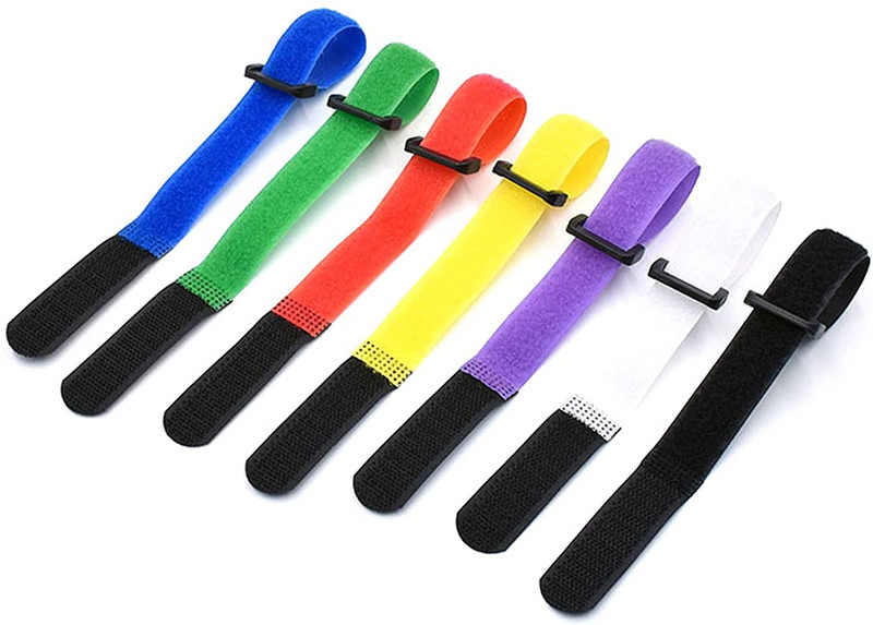 10/5 buc. Curele de cablu de fixare reutilizabile Legături de cablu cu cârlig și buclă multifuncțional pentru gestionarea cablurilor Curea organizatoare de cablu