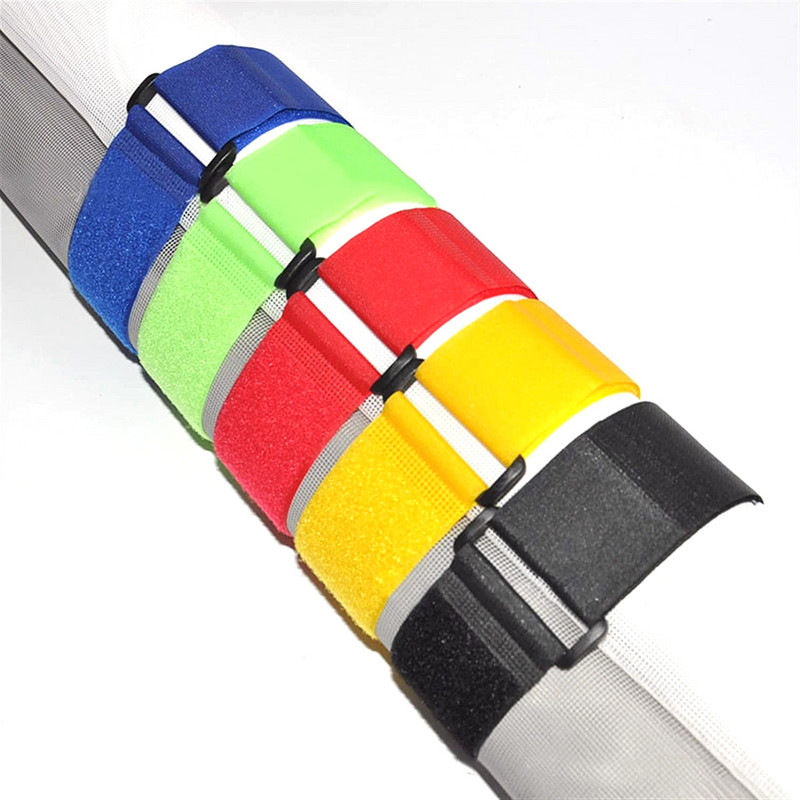 10/5 buc. Curele de cablu de fixare reutilizabile Legături de cablu cu cârlig și buclă multifuncțional pentru gestionarea cablurilor Curea organizatoare de cablu