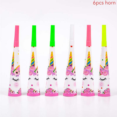 Vaivorykštės vienaragių keksiukų įvyniojimai Tortų viršeliai Gimtadienio vakarėlio tortų papuošimai Įrankiai Baby Shower Festival Vienaragio vakarėlio reikmenys