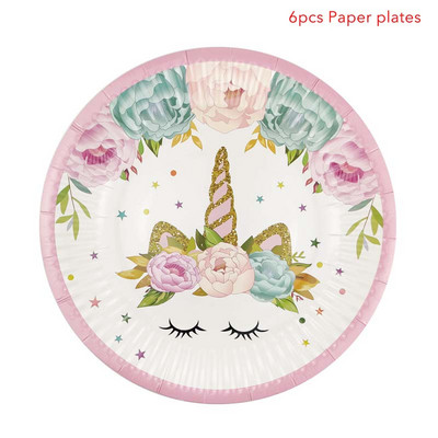 Vaivorykštės vienaragių keksiukų įvyniojimai Tortų viršeliai Gimtadienio vakarėlio tortų papuošimai Įrankiai Baby Shower Festival Vienaragio vakarėlio reikmenys