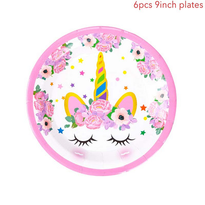 Vaivorykštės vienaragių keksiukų įvyniojimai Tortų viršeliai Gimtadienio vakarėlio tortų papuošimai Įrankiai Baby Shower Festival Vienaragio vakarėlio reikmenys