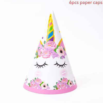 Vaivorykštės vienaragių keksiukų įvyniojimai Tortų viršeliai Gimtadienio vakarėlio tortų papuošimai Įrankiai Baby Shower Festival Vienaragio vakarėlio reikmenys