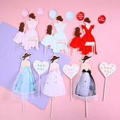 Kūkas pildītājs Skaistums mamma dzimšanas dienā Daudz laimes Mātes dienas rotājumi Līgavas ballīte Rožu ziedi Sirds Balons Kēksu cepšanas dekors DIY