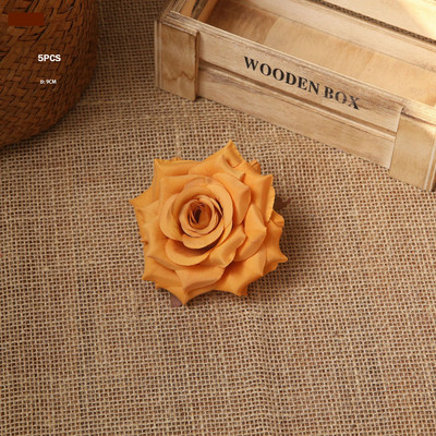 Boho gėlių torto viršaus rinkinys Auksinis palmės lapas su dirbtine rože, skirtas gimtadienio vakarėliui, vestuvėms, kūdikių vakarėliui, teminiams vakarėliams