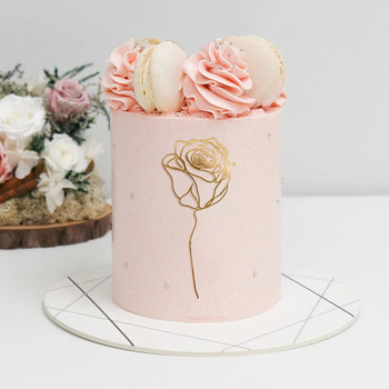 Акрилно минималистично изкуство Lady Face Cake Topper Girl Честит рожден ден Декорация на торта Wedding Cake Topper Свети Валентин Парти консумативи