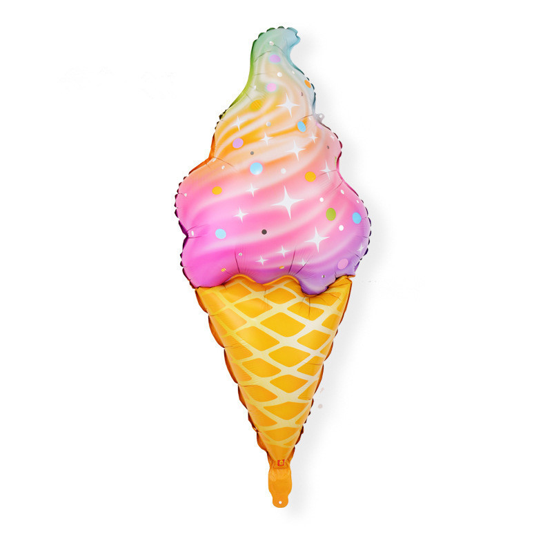 32 hüvelykes fánk digitális fólia léggömb gyümölcs fagylalt hélium léggömb születésnapi parti dekoráció gyerekeknek édes digitális léggömb bemutató