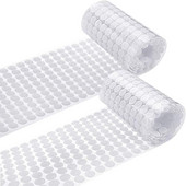 99 poros dvipusės juostos taškeliai lipni tvirtinimo detalė 10 mm tvirti klijai lipdukai Diskas baltas apvalus monetos pasidaryk pats kabliukas kilpa juosta