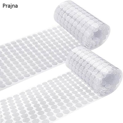 99 poros dvipusės juostos taškeliai lipni tvirtinimo detalė 10 mm tvirti klijai lipdukai Diskas baltas apvalus monetos pasidaryk pats kabliukas kilpa juosta