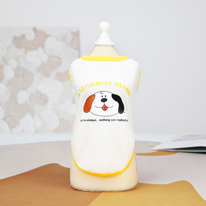 Aranyos páros kutyaruhák kutyáknak mellény nyári pamut kiskutya kiskutya légáteresztő ruházat francia bulldog chihuahua francia bulldog