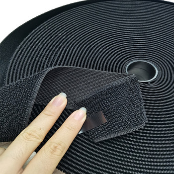Ελαστική ταινία στερέωσης με γάντζο και βρόχο 1 μέτρου Nylon Elastic Band Χωρίς αυτοκόλλητες λωρίδες βρόχου για ράψιμο DIY 20/25/30/38/50/100mm