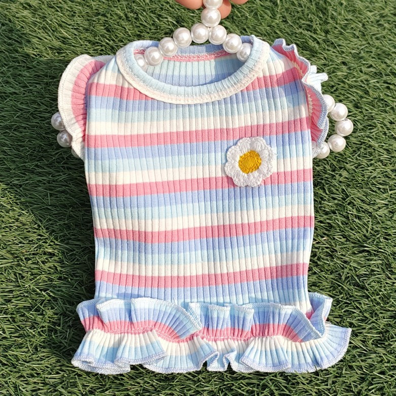 2023-as puha kis kutyaruhák mellény nyári kisállatruhák kölyökmacska ruházat póló Chihuahua Yorks pulóver kis közepes kutyáknak