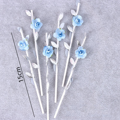 6Gb New Love Daudz laimes dzimšanas dienā kūku pildījumi Rožu ziedu keksu virskārtas karogi kāzu bērniem ballīšu piederumi kūkas dekorēšanai