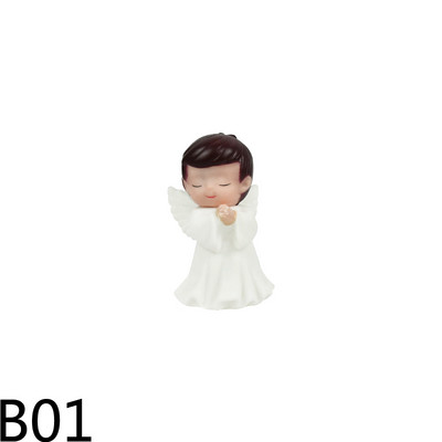 1db Sweet Angel Wing Boldog születésnapi tortafeltétek Fehér hattyútollas tortazászló tetők babazuhanyhoz gyerekek születésnapi torta dekoráció