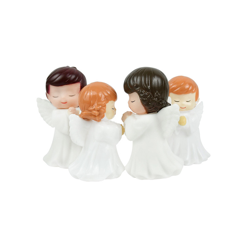 1db Sweet Angel Wing Boldog születésnapi tortafeltétek Fehér hattyútollas tortazászló tetők babazuhanyhoz gyerekek születésnapi torta dekoráció