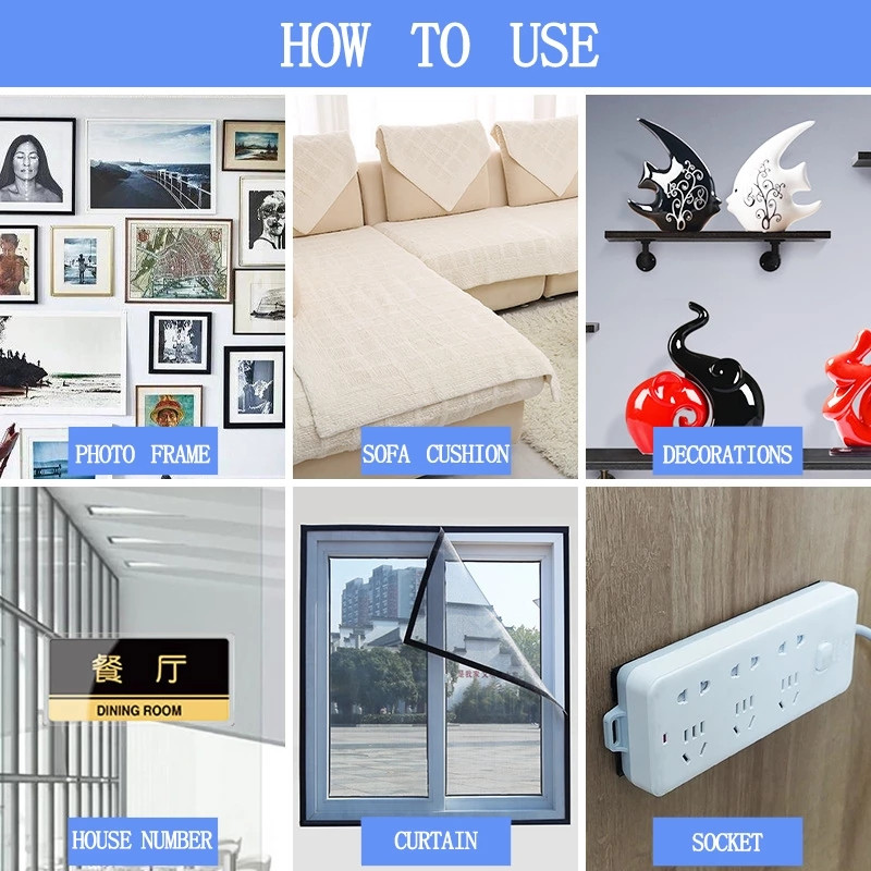 Ισχυρή αυτοκόλλητη ταινία στερέωσης με γάντζο και βρόχο Nylon Αυτοκόλλητο Magic Tape Adhesive with Glue for DIY 20mm 2meter