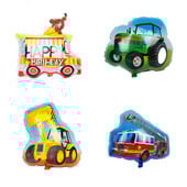 1vnt Ūkio traktoriaus buldozeris Folijos balionai Ledai automobilio helio balionas kūdikių dušas Gimtadienio šventės dekoravimas Vaikų žaislas Globos