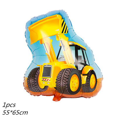 1vnt Ūkio traktoriaus buldozeris Folijos balionai Ledai automobilio helio balionas kūdikių dušas Gimtadienio šventės dekoravimas Vaikų žaislas Globos