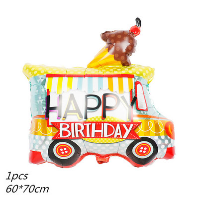 1vnt Ūkio traktoriaus buldozeris Folijos balionai Ledai automobilio helio balionas kūdikių dušas Gimtadienio šventės dekoravimas Vaikų žaislas Globos