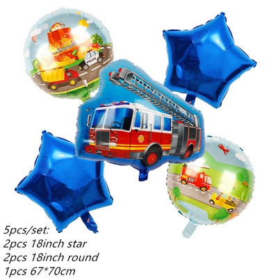 1vnt Ūkio traktoriaus buldozeris Folijos balionai Ledai automobilio helio balionas kūdikių dušas Gimtadienio šventės dekoravimas Vaikų žaislas Globos