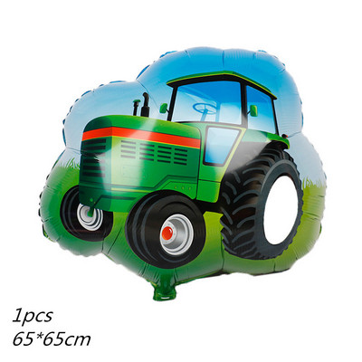 1vnt Ūkio traktoriaus buldozeris Folijos balionai Ledai automobilio helio balionas kūdikių dušas Gimtadienio šventės dekoravimas Vaikų žaislas Globos