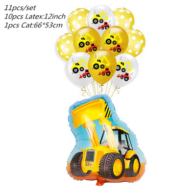 Gaisa baloni Automašīnas Ugunsdzēsēju mašīnas Balons Konfeti Baloni Dzimšanas dienas svinību rotājumi Bērni 1. Baby Shower Baby Shower Zēns bērnam Dāvana